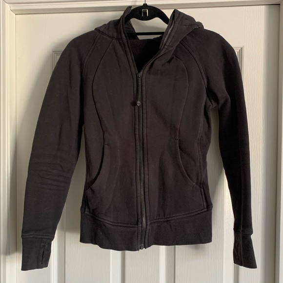 Lululemon Scuba Hoodie - Black Size 4 - Picture 1 of 4